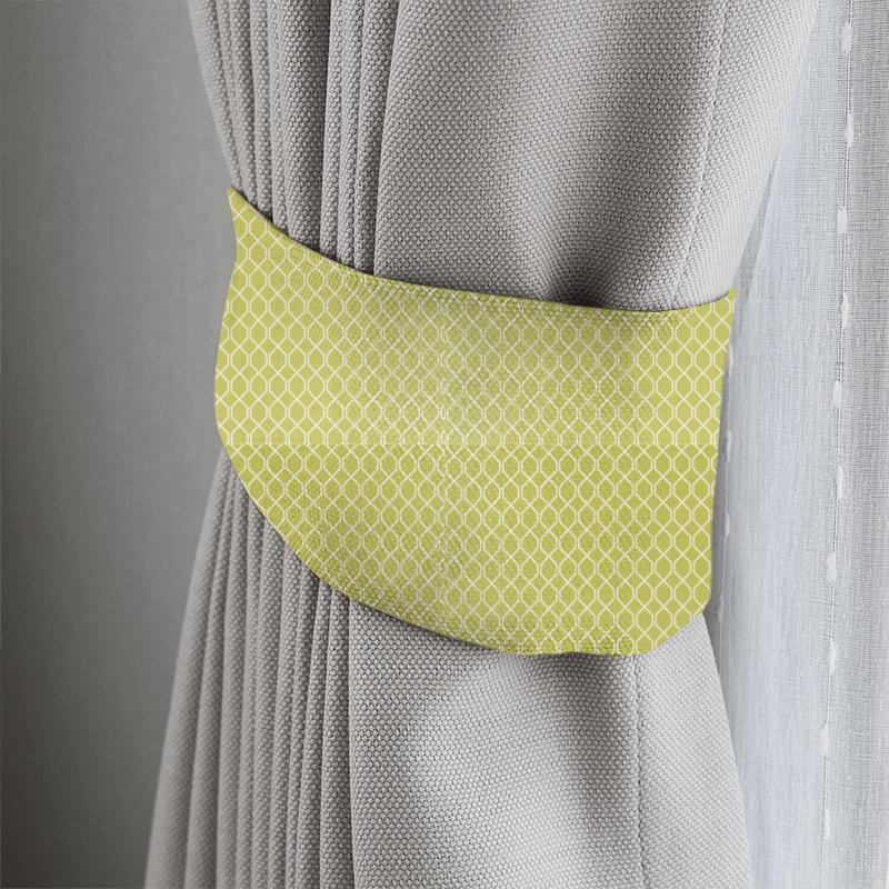 Sanderson Linnean Weaves Botanic Trellis Lime Tieback