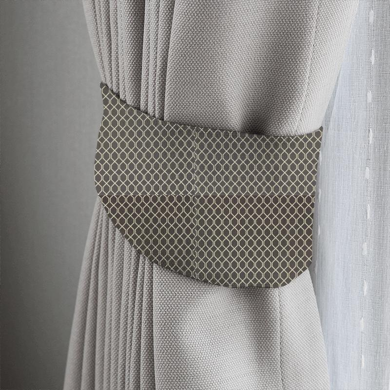 Sanderson Linnean Weaves Botanic Trellis Flint Tieback