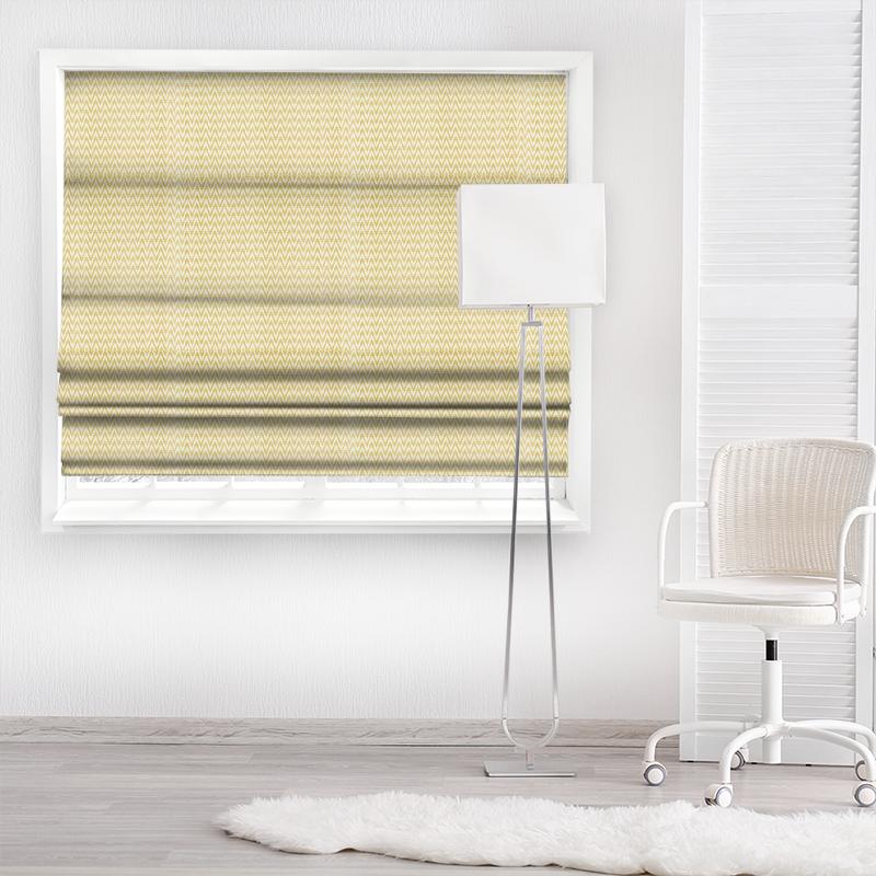 Sanderson Linnean Weaves Fenne Mimosa Made To Measure Roman Blind