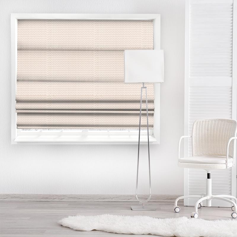 Sanderson Linnean Weaves Fenne Orchid Made To Measure Roman Blind