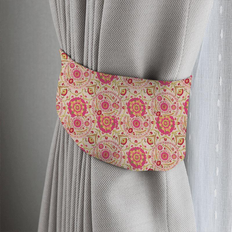 Anthos Cerise/Lime Tieback Sanderson Sojourn Weaves Anthos Cerise/Lime Tieback