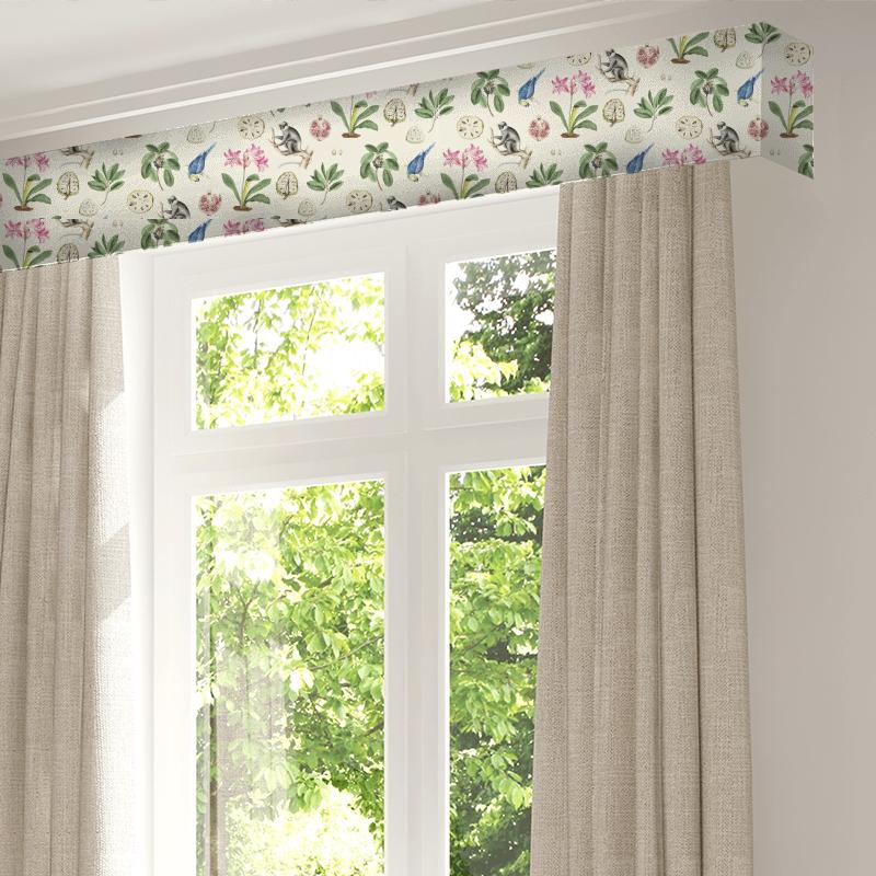 Sanderson Voyage of Discovery Capuchins Chintz Pelmet