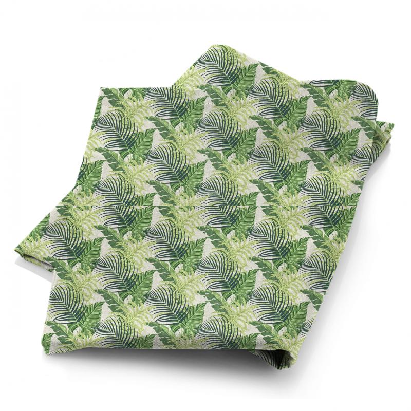 Sanderson Voyage of Discovery Manila Green/Ivory Fabric