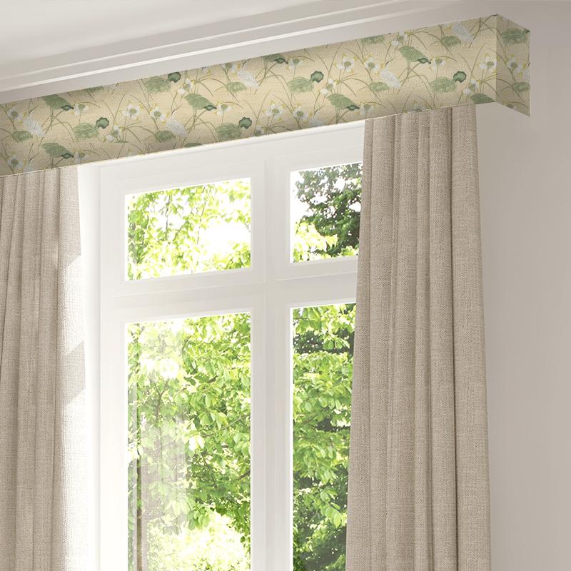 Sanderson Voyage of Discovery Heronsford Yellow/Cream Pelmet