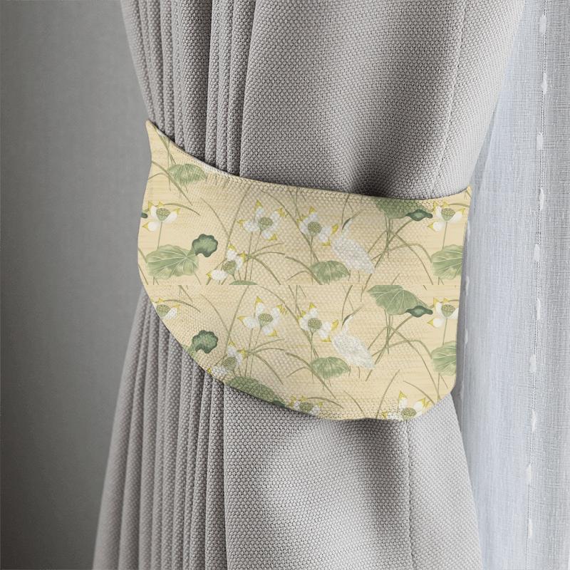 Sanderson Voyage of Discovery Heronsford Yellow/Cream Tieback