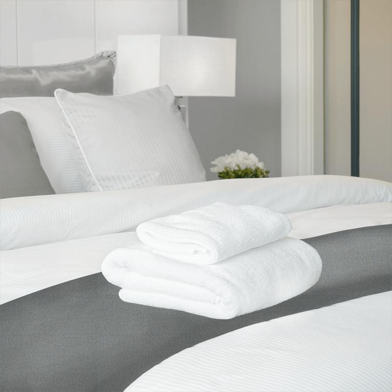 Sanderson Woodland Plains Woodland Plain Grey /Blue Bed Runner