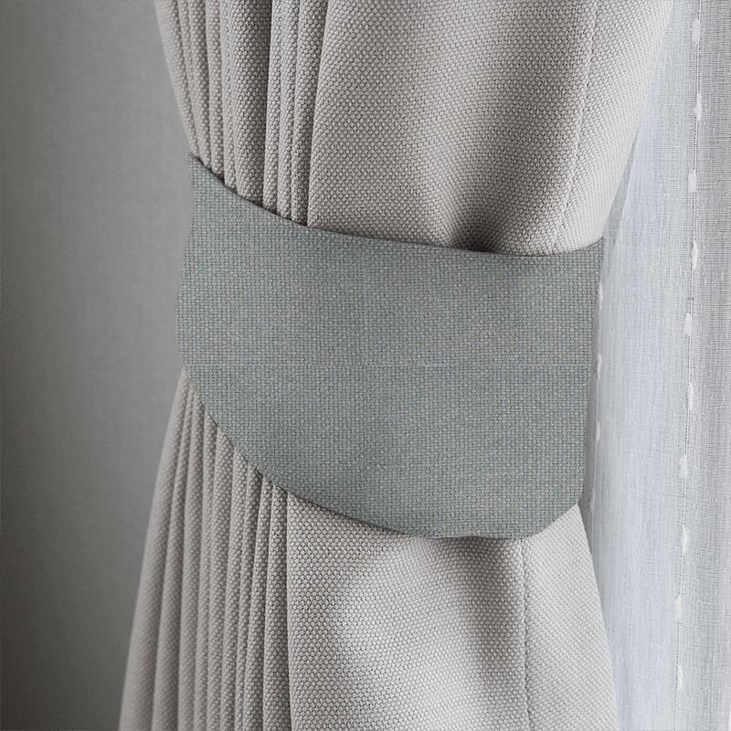 Sanderson Woodland Plains Woodland Plain Grey /Blue Tieback