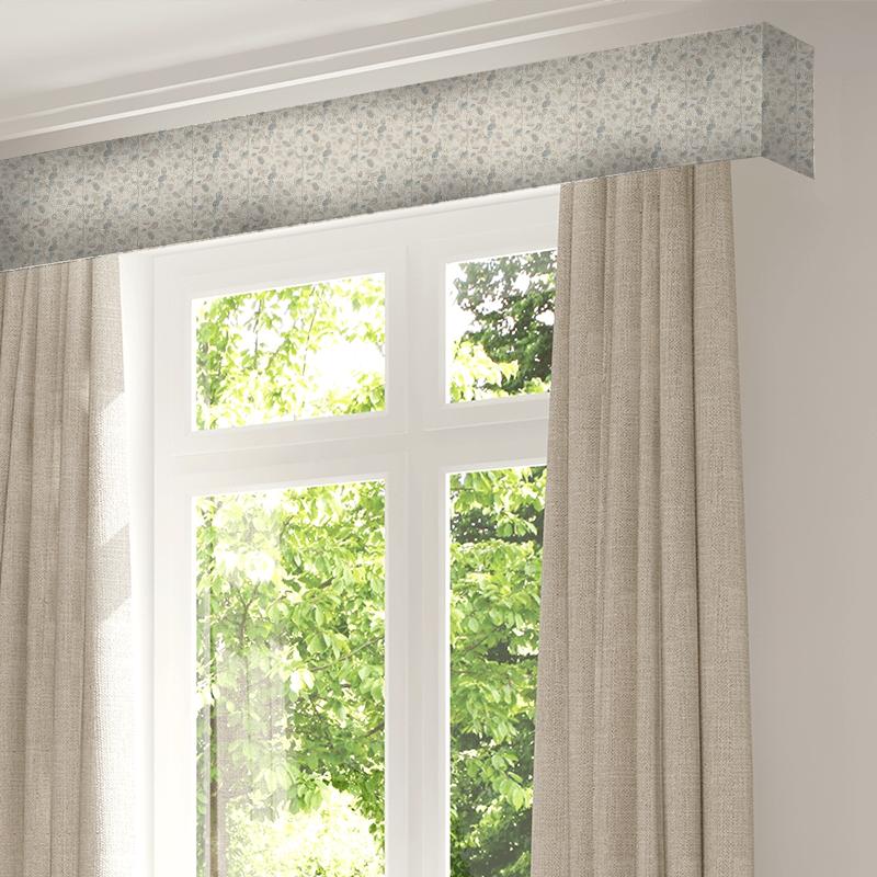 Sanderson Woodland Walk Woodland Berries Grey/Silver Pelmet