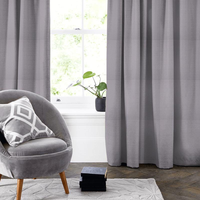 Burman Graphite Made To Measure Curtain Ashley Wilde Essential Weaves Vol 1 & 2 Burman Graphite Made To Measure Curtain